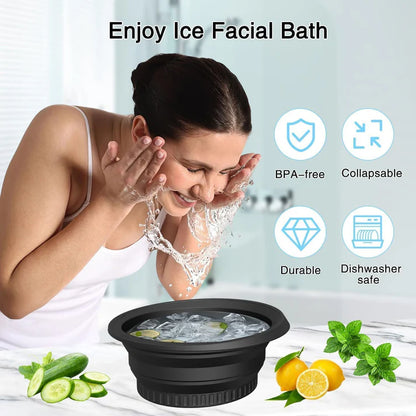 Face Bowl for Ice with Built in Ice Tray