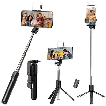 Selfie Stick with Tripod + Bluetooth
