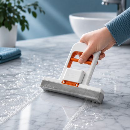Mini Squeeze Mop - Self-Squeeze Desktop Cleaner