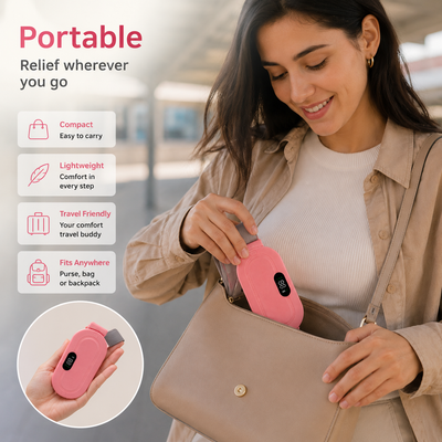 Portable heating Period Pad