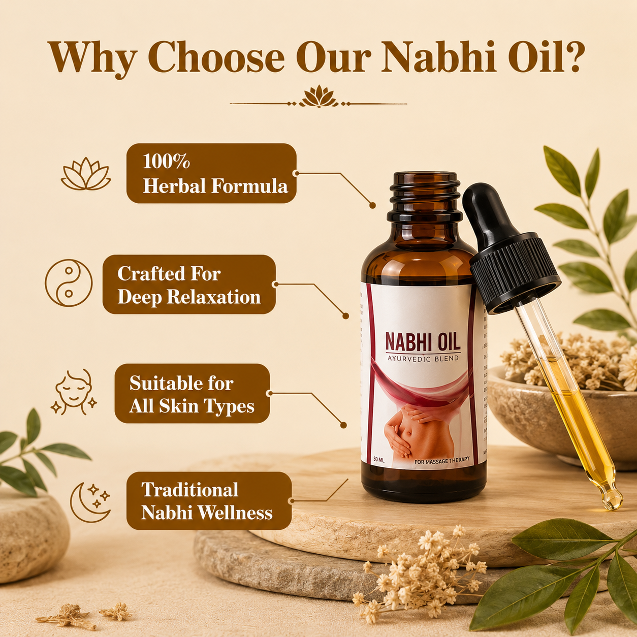 Nabhi (Navel) Therapy Oil