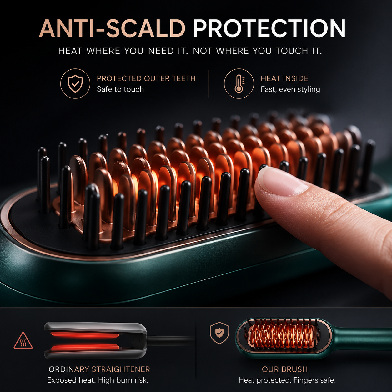 Hair Straightening Comb