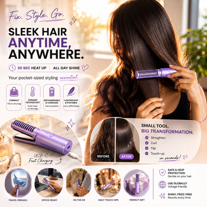 Rechargeable Mini Hair Straightener