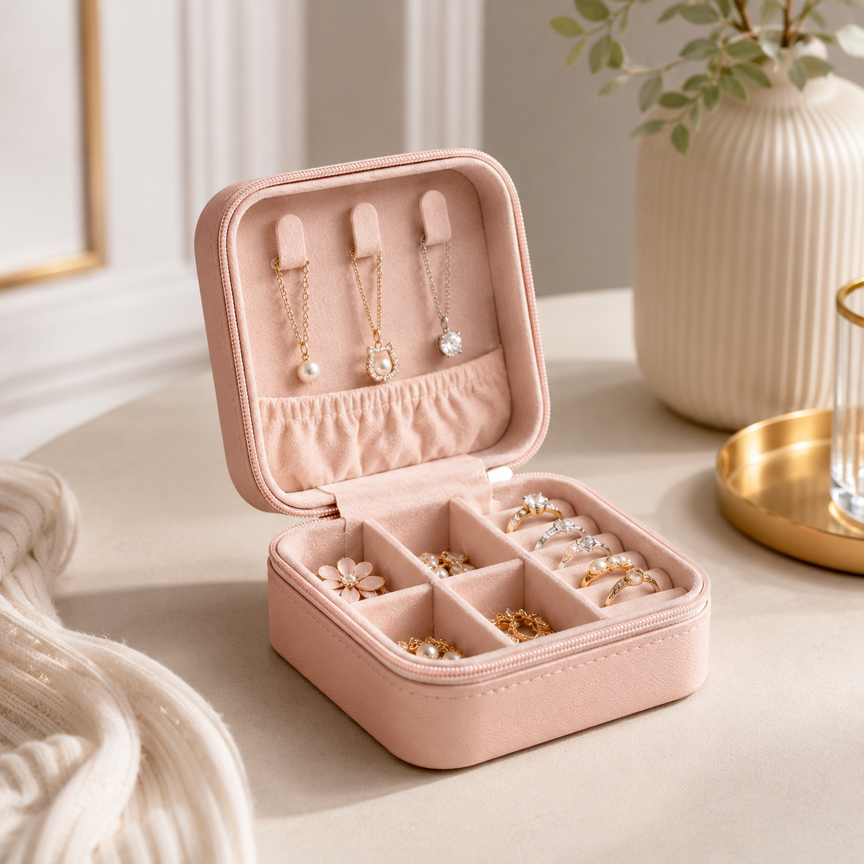 Small Portable Jewelry Bag