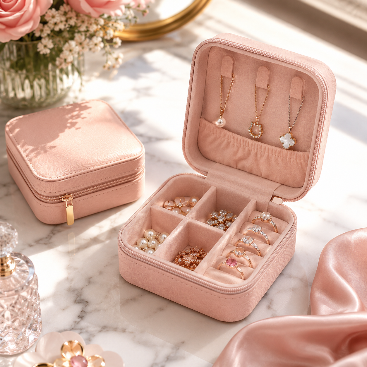 Small Portable Jewelry Bag