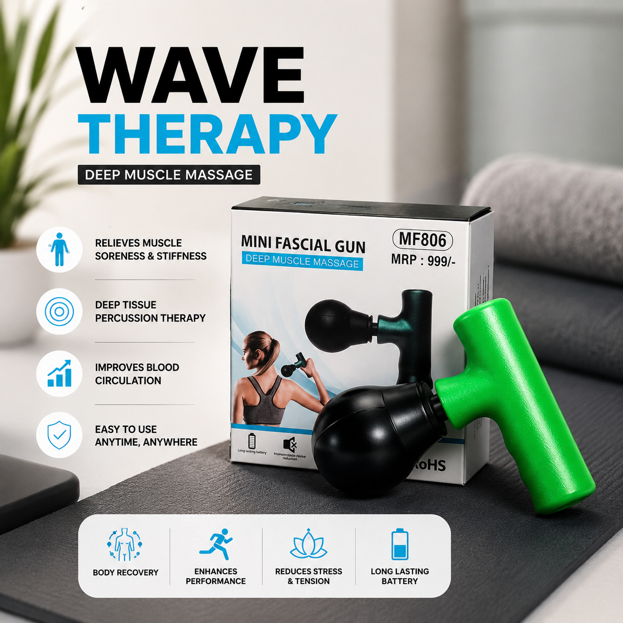 Mini Fiscal Gun Massager