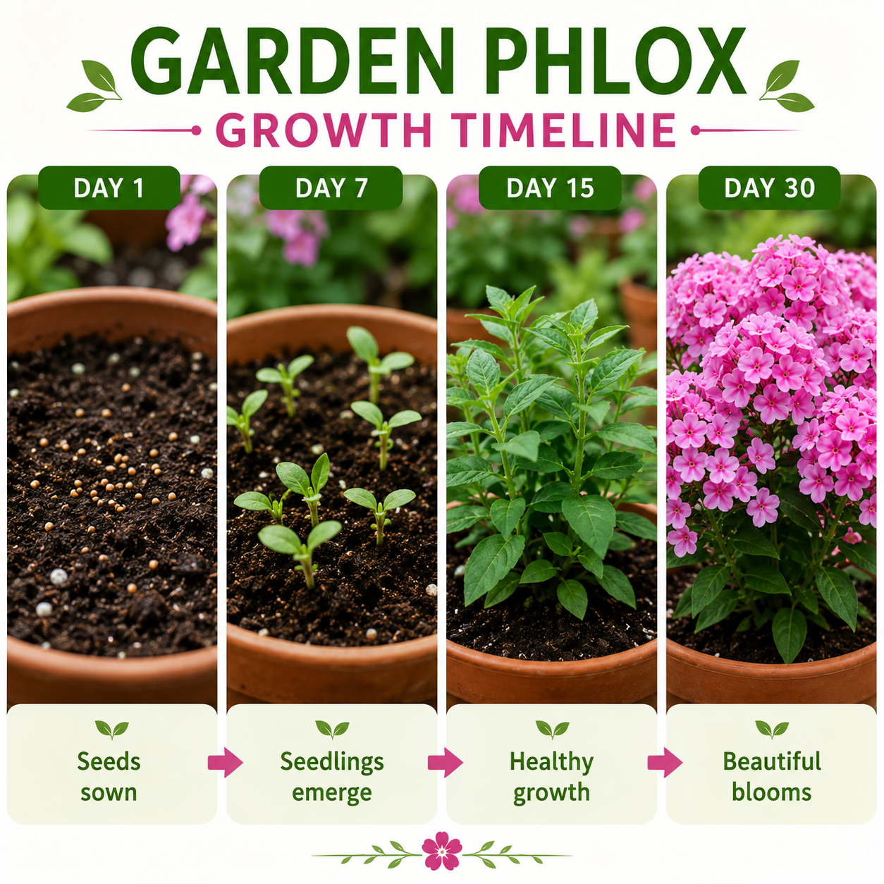 Garden Phlox Seeds (Phlox Paniculata Seeds)