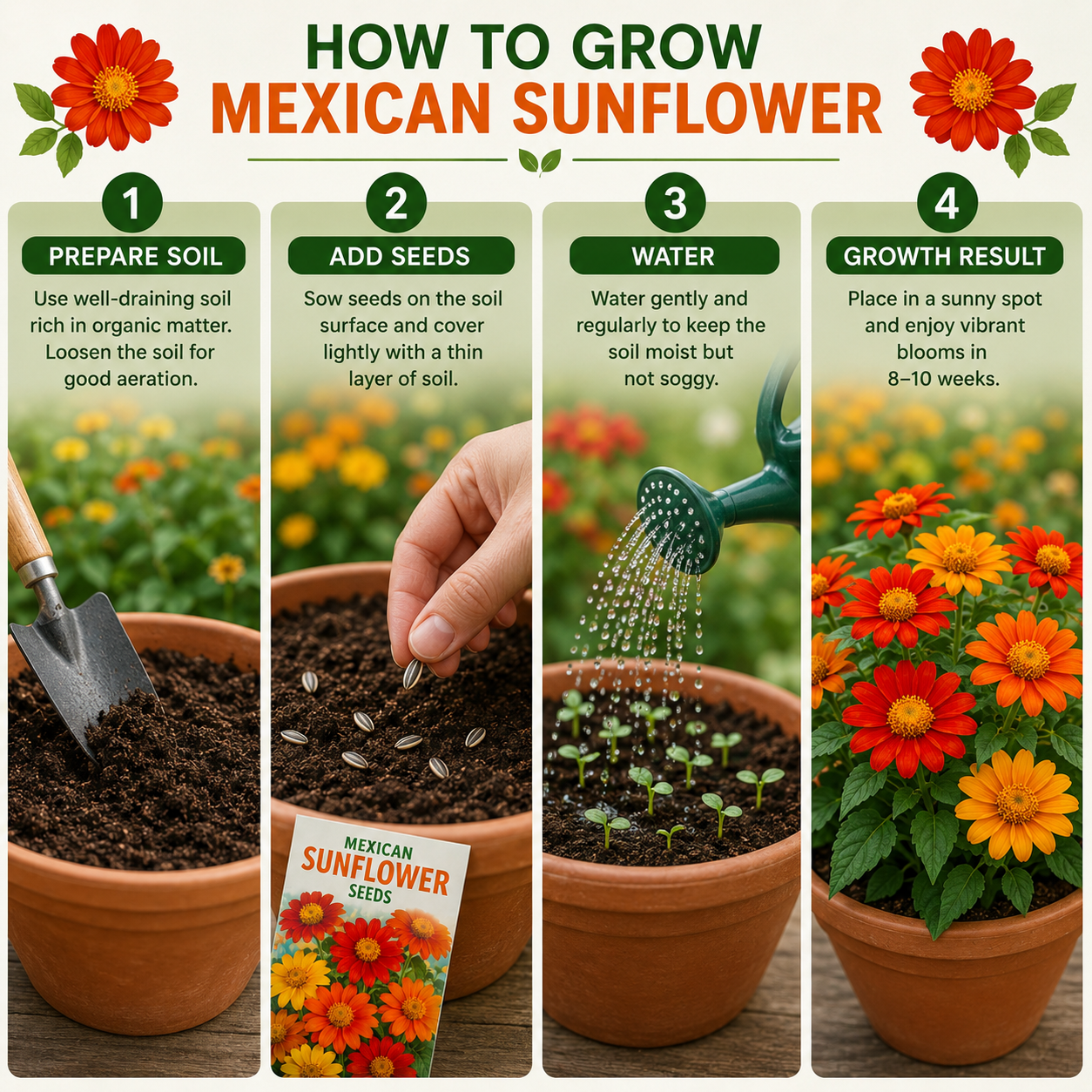 Mexican Sunflower Seeds
