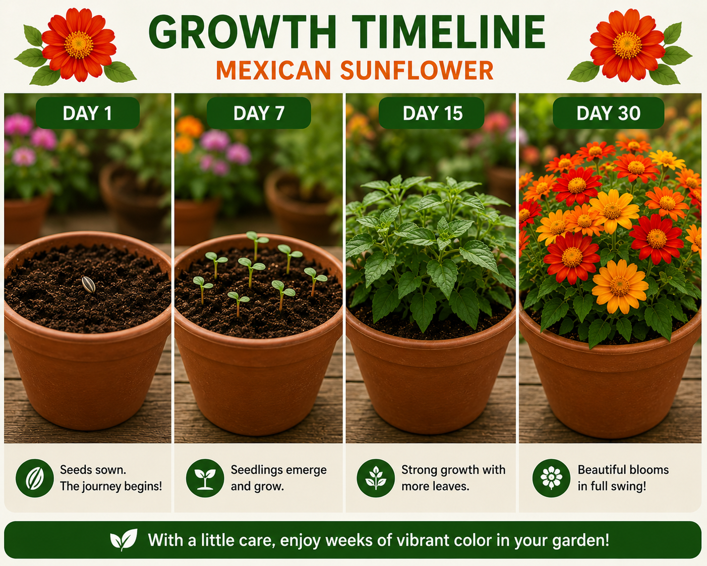 Mexican Sunflower Seeds