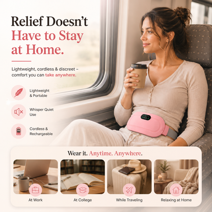 Portable Heating Pad & Massager | Period Pain Relief Device