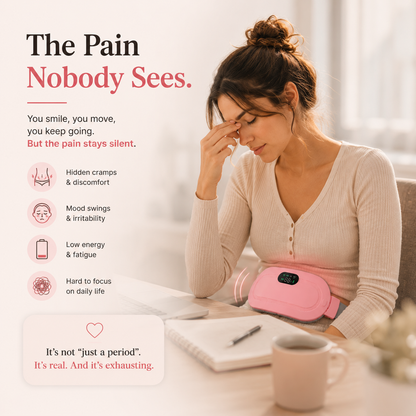 Portable Heating Pad & Massager | Period Pain Relief Device