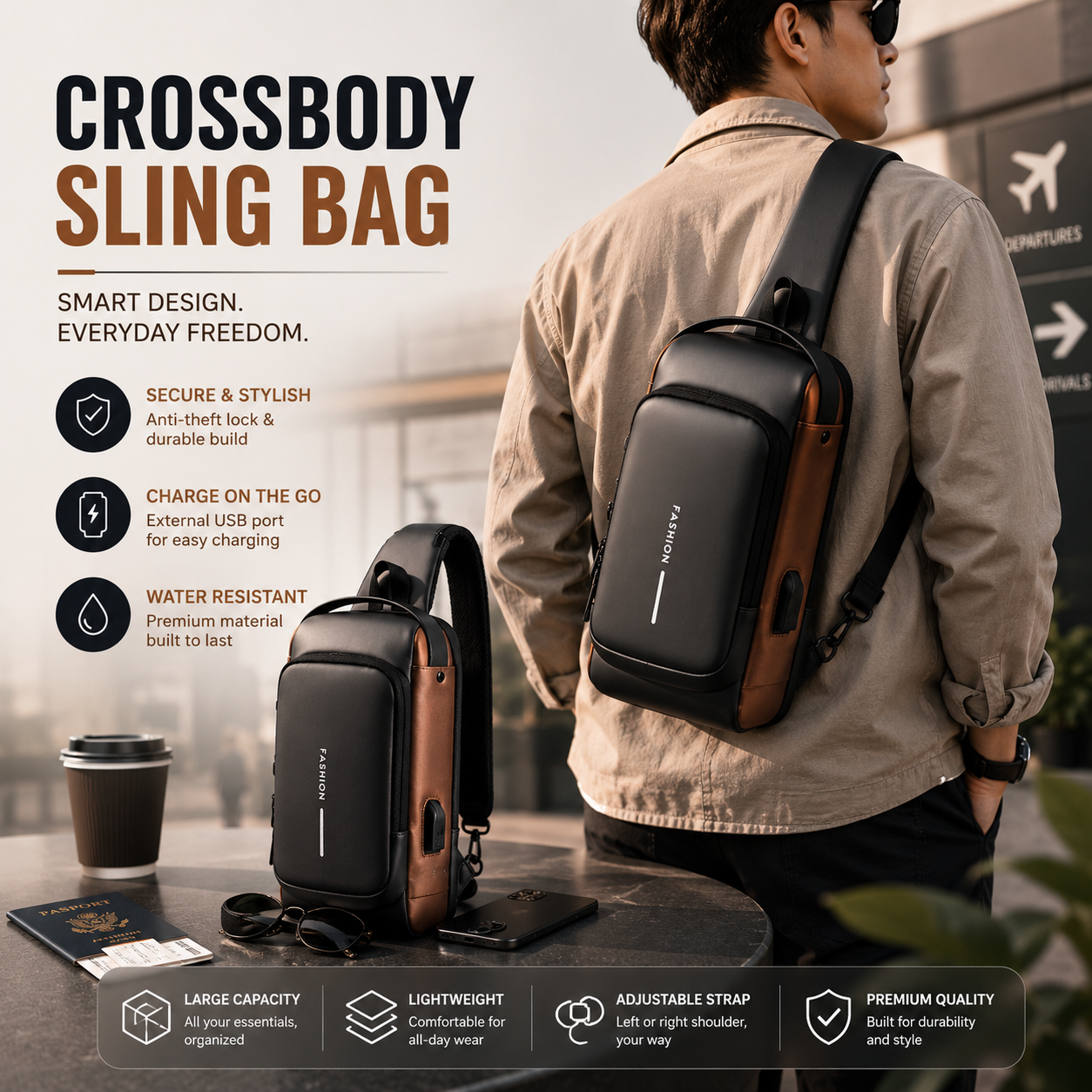 Crossbody Sling Bag