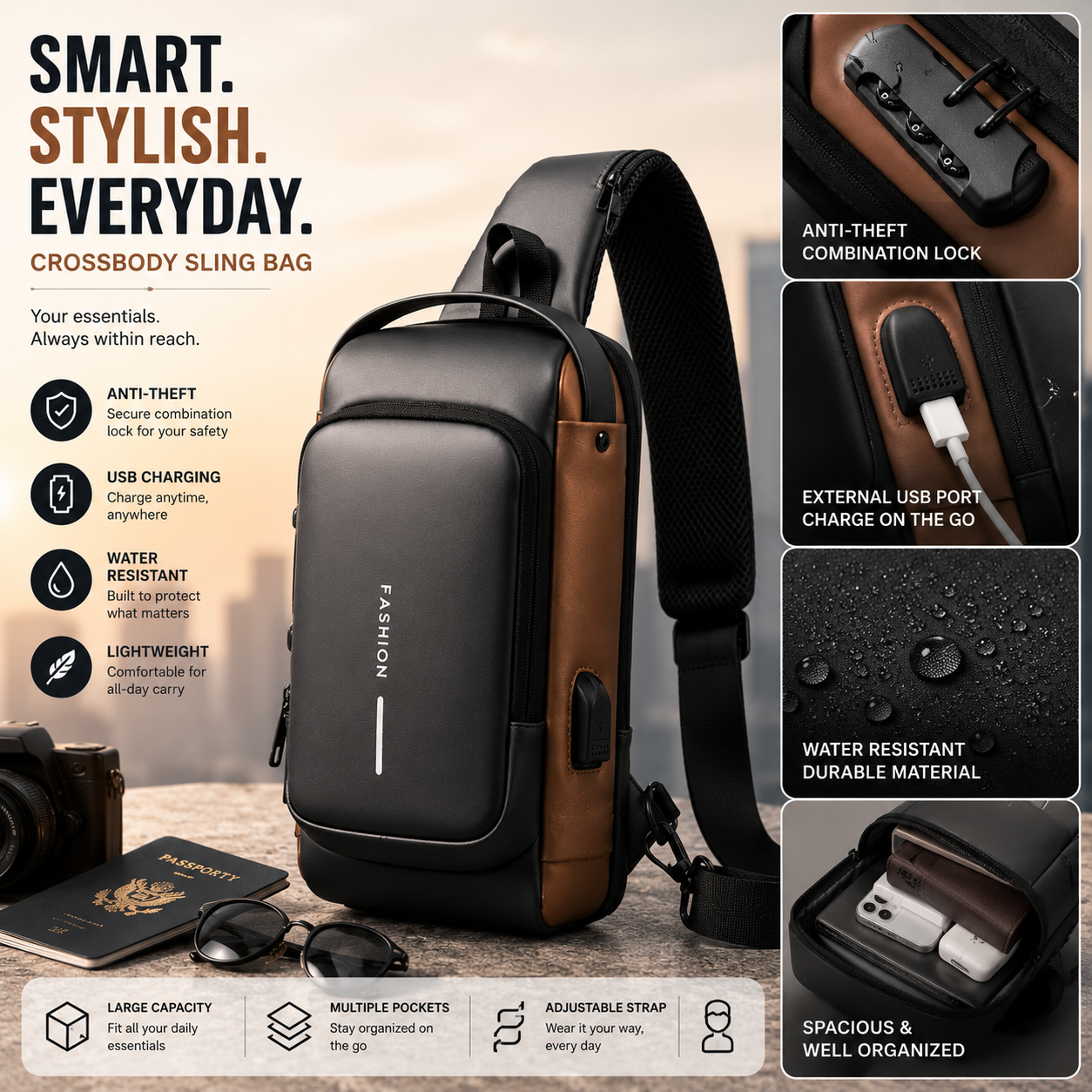 Crossbody Sling Bag