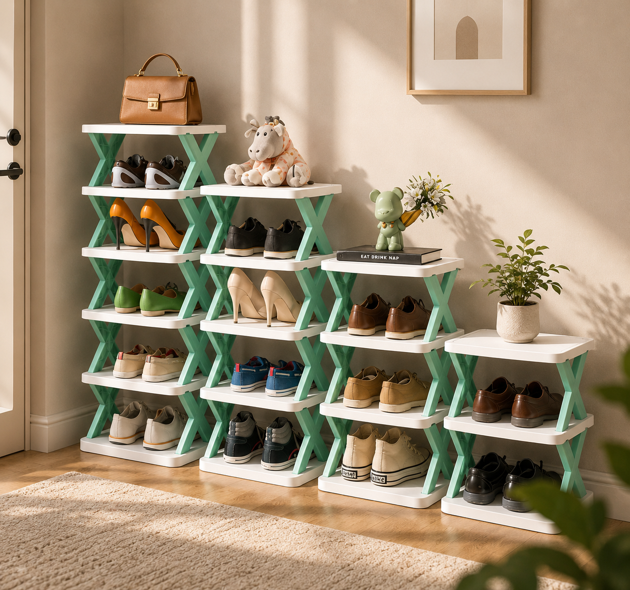 Adjustable Shoe Rack