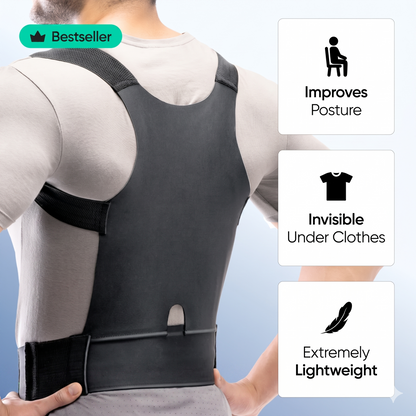 Posture Corrector | Free Size | Back Straight And Shoulder Support Belt