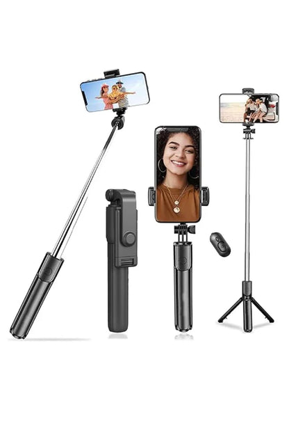 Selfie Stick with Tripod + Bluetooth