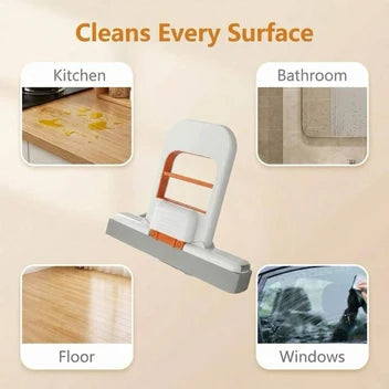 Mini Squeeze Mop - Self-Squeeze Desktop Cleaner